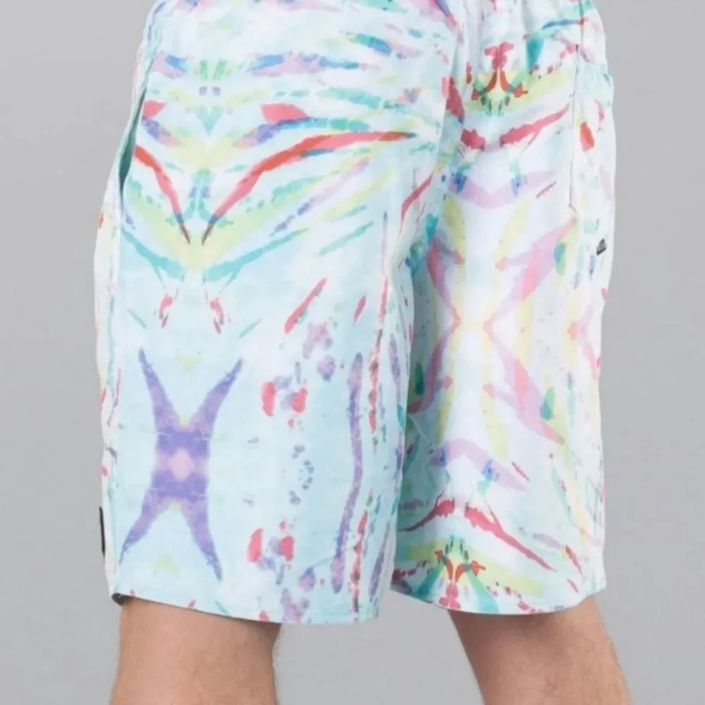 NWT Neff Tie Dye Splatter Swim Trunks